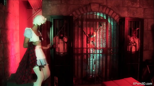 Bondage BDSM Dungeon Slave Girl Face & Pussy Fucked Hard by two Slaves with huge dicks | Natalie Di Angelo TEASER | Full HD 1080p MP4